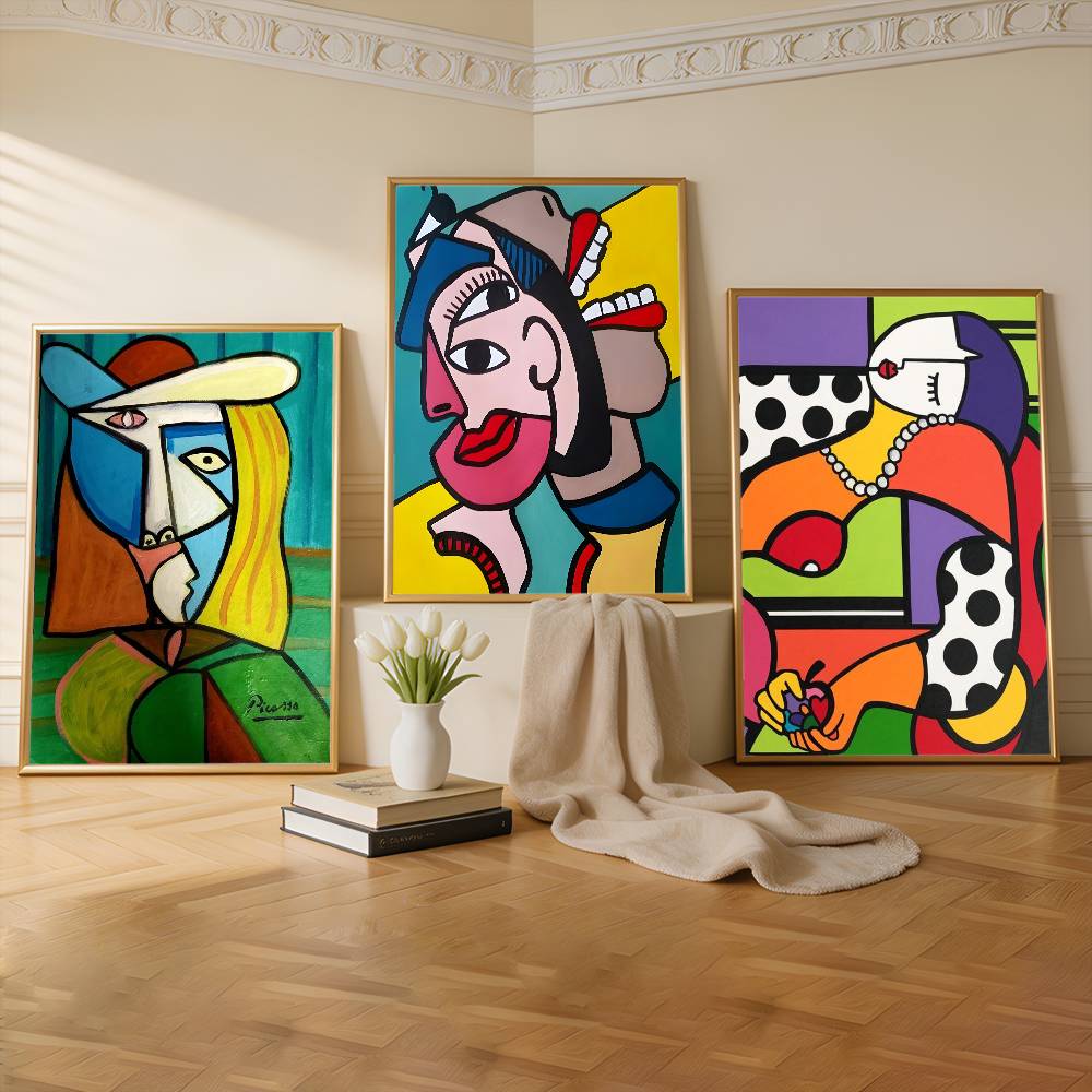 Commercial Printing & Packaging Pvt Ltd Photos - Picasso Abstract Art Premium Self Adhesive