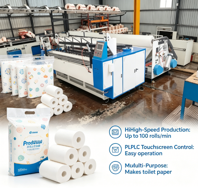 Commercial Printing & Packaging Pvt Ltd Photos - Customized Kitchen Paper Towel Making Machine