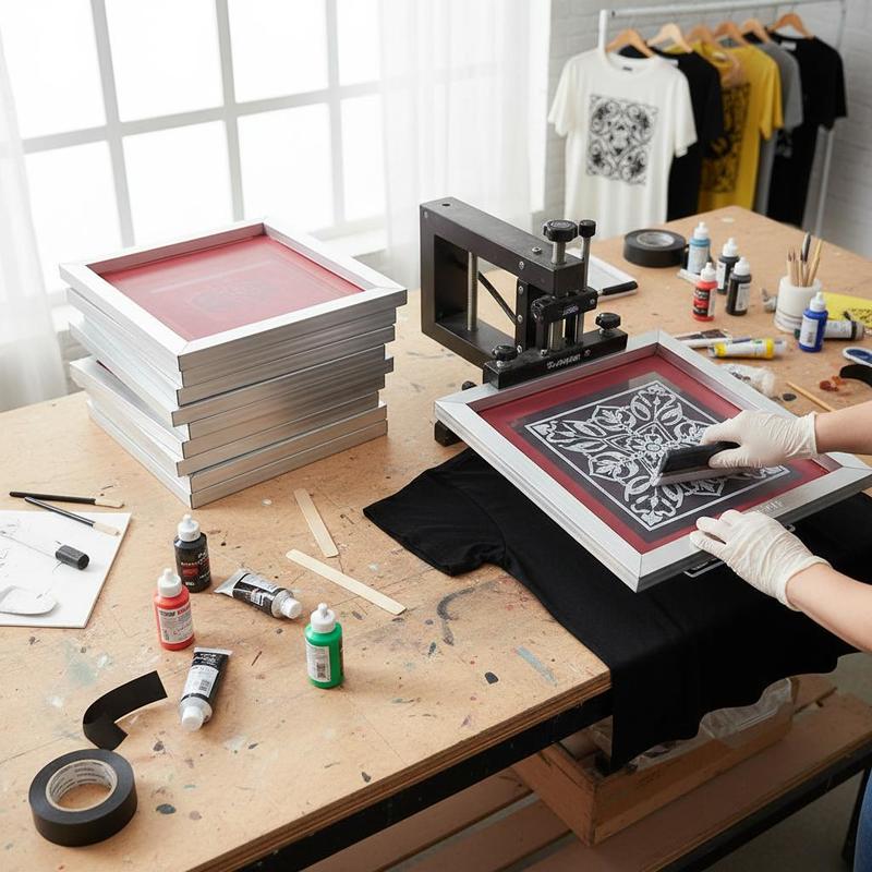 Silk Screen Frame 18x20inch Fo - Screen Printing Frame Mesh ulasan dan harga