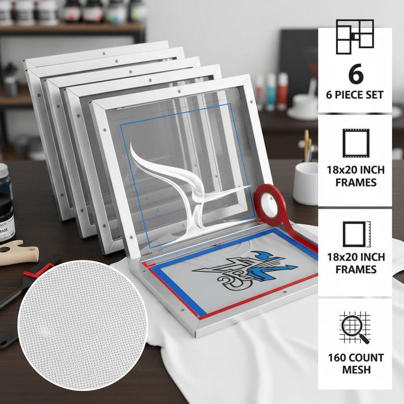 Silk Screen Frame 18x20inch Fo - Screen Printing Frame Mesh ulasan dan harga