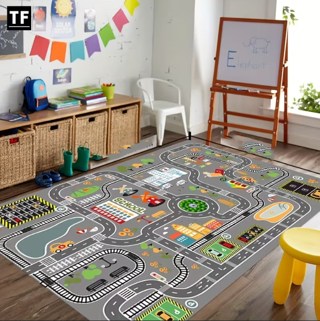 Colorful Road Polyester Carpet - Commercial Printing Supplies ulasan dan harga