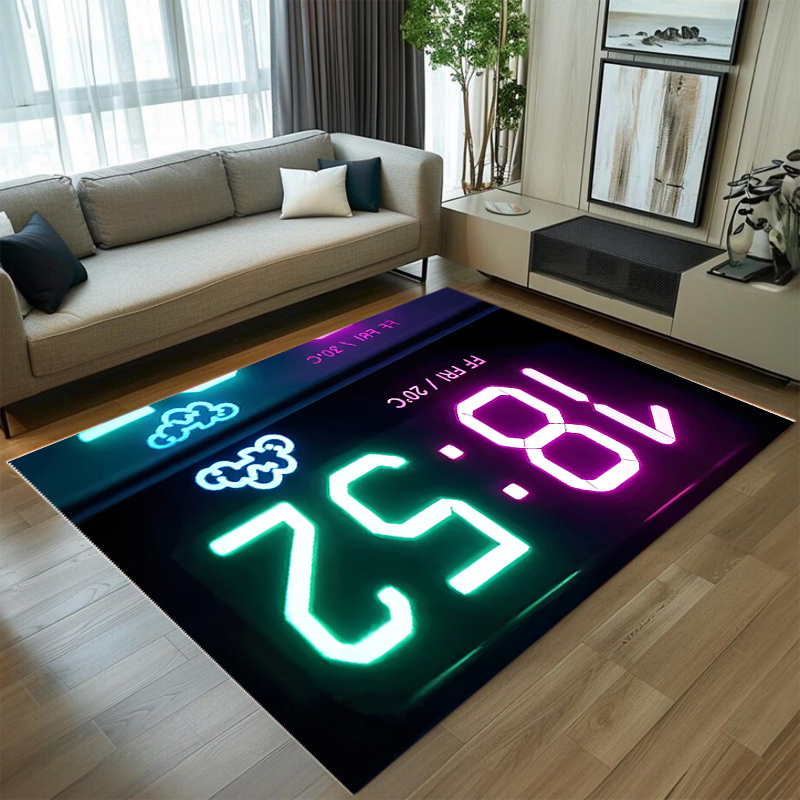 Neon Digital Clock Print Non S - Commercial Digital Printing ulasan dan harga