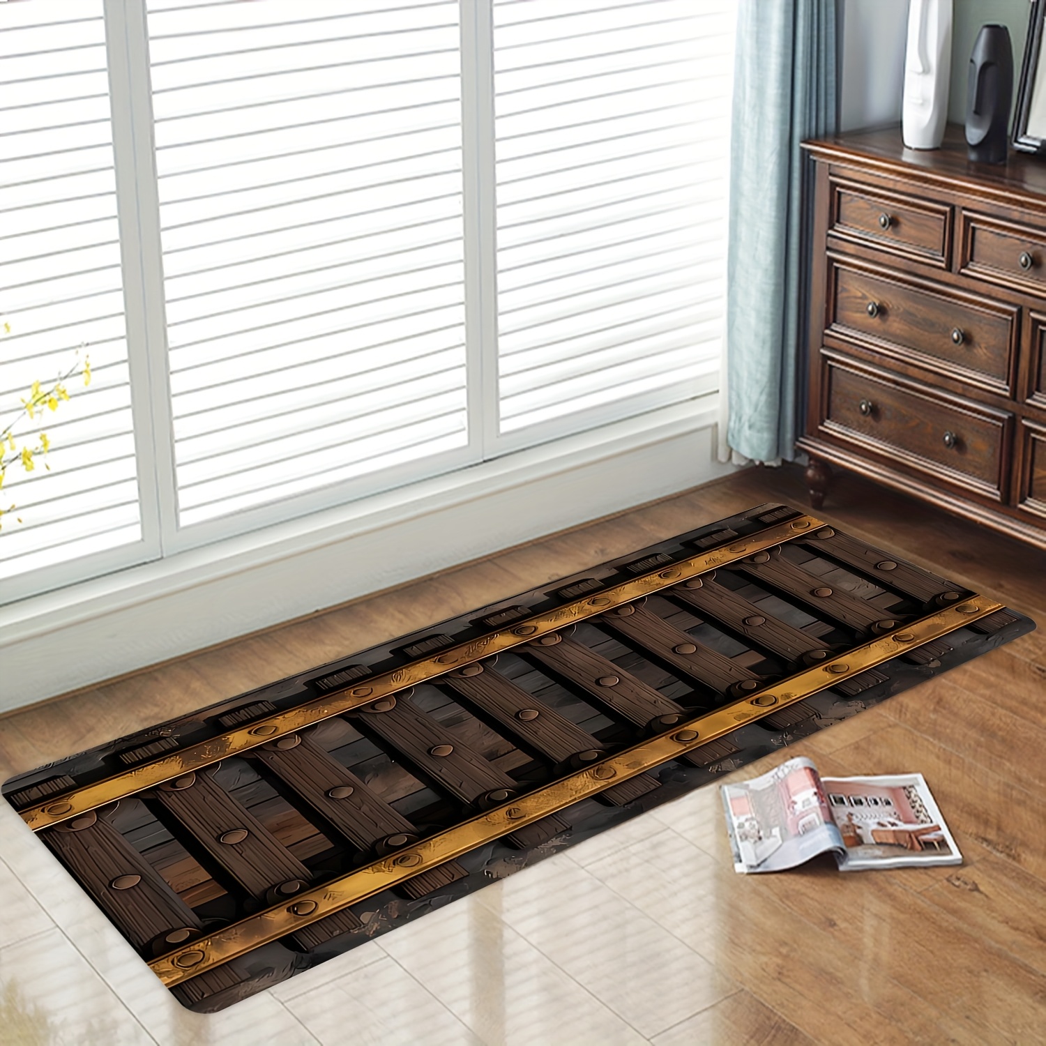 Vintage Train Track Print Long - Commercial Printing Supplies ulasan dan harga