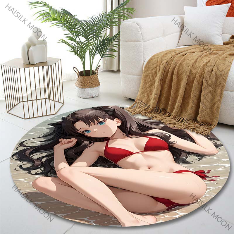 1PC Red bikini on beach Print  - Printing On Commercial ulasan dan harga