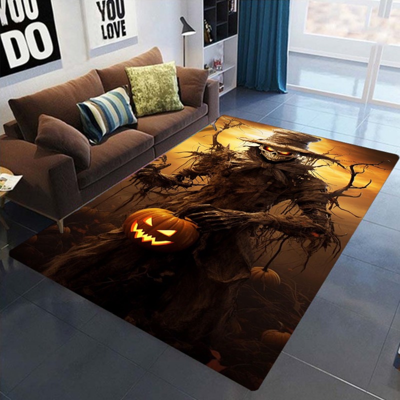 Halloween Carpet Mat Rug Horro - Commercial Printing Supplies ulasan dan harga