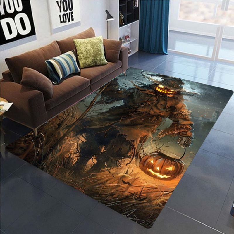 Halloween Carpet Mat Rug Horro - Commercial Printing Supplies ulasan dan harga