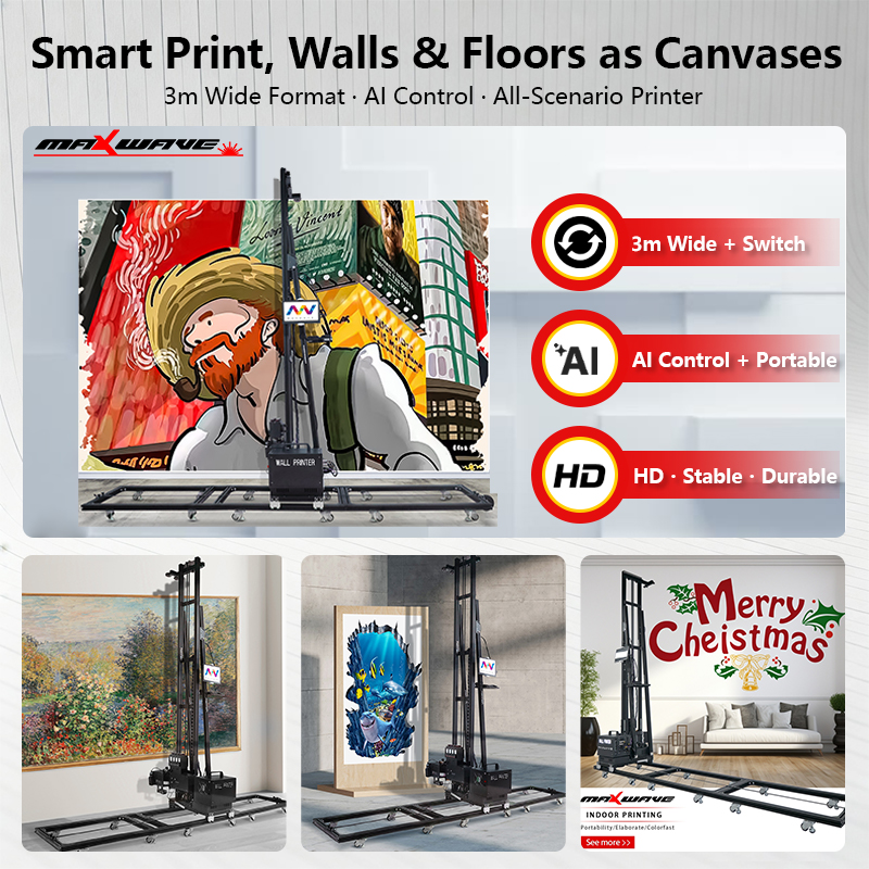 Portable Wall Printer 5 2880DP - Commercial Printing & Packaging Pvt Ltd Photos ulasan dan harga