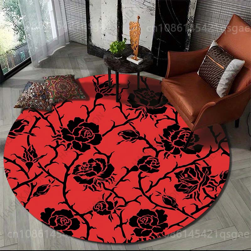Multiple size Black roses on r - Printing On Commercial ulasan dan harga