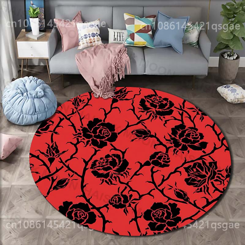 Multiple size Black roses on r - Printing On Commercial ulasan dan harga