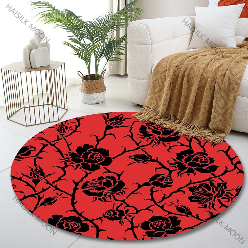 Multiple size Black roses on r - Printing On Commercial ulasan dan harga