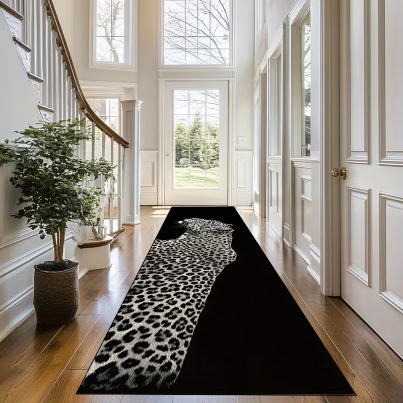 Safari Leopard Runner Carpet,  - Printing On Commercial ulasan dan harga