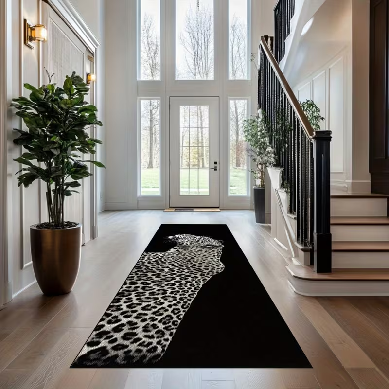Safari Leopard Runner Carpet,  - Printing On Commercial ulasan dan harga