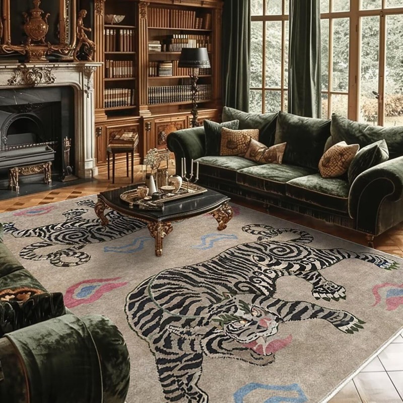Bohemian Living Room Carpet La - Printing On Commercial ulasan dan harga