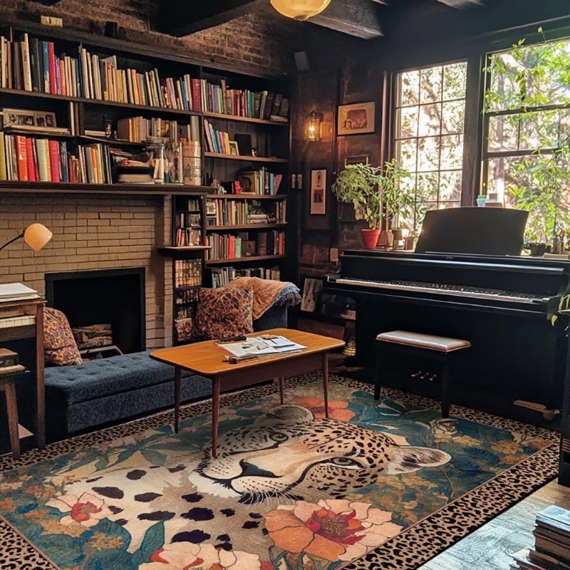 Bohemian Living Room Carpet La - Printing On Commercial ulasan dan harga