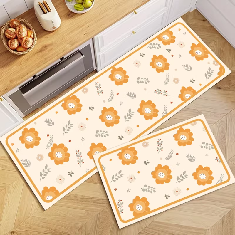 Kitchen Rug Diatom Mud Mat Pas - Printing On Commercial ulasan dan harga