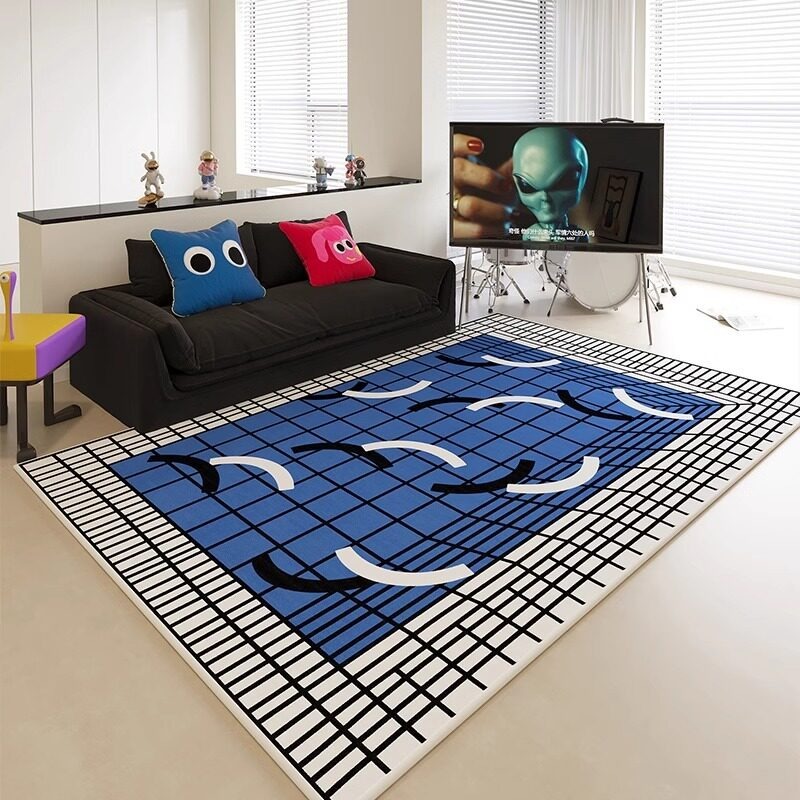Abstract Color-blocked Print L - Printing On Commercial ulasan dan harga