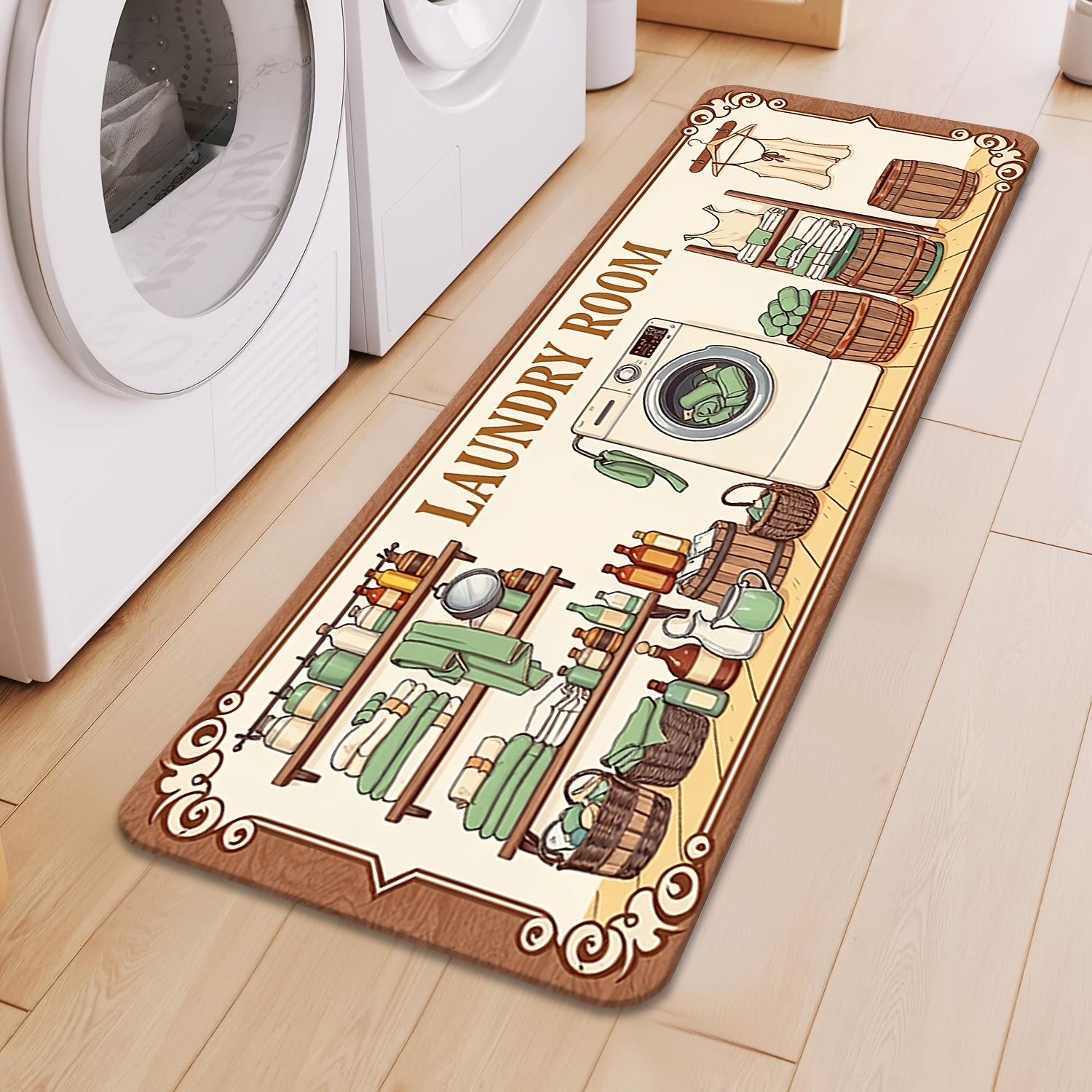 Cartoon Hand Drawn Laundry Sup - Commercial Printing Supplies ulasan dan harga