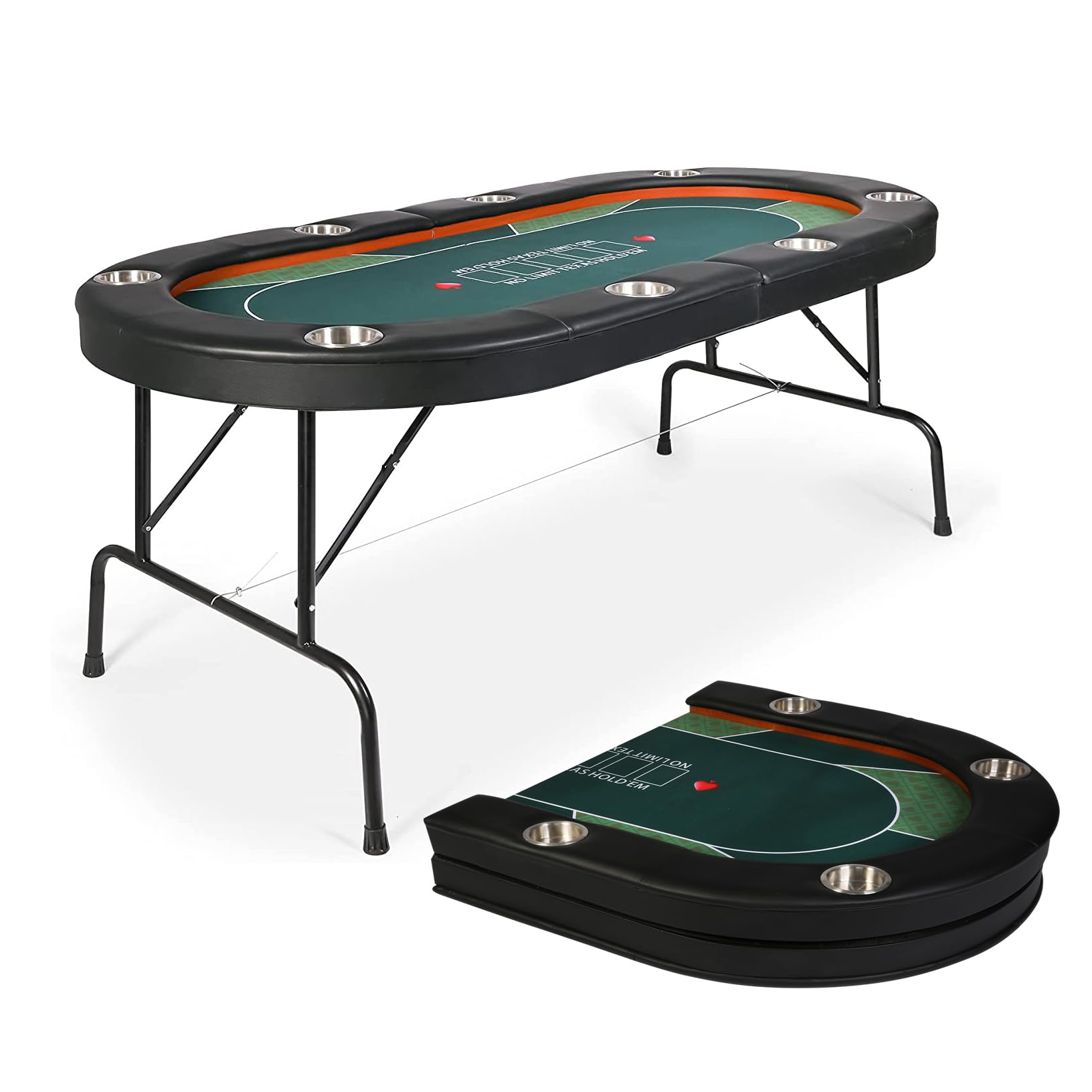 8-Player Foldable Poker Table  - Commercial Printing & Packaging Pvt Ltd Photos ulasan dan harga