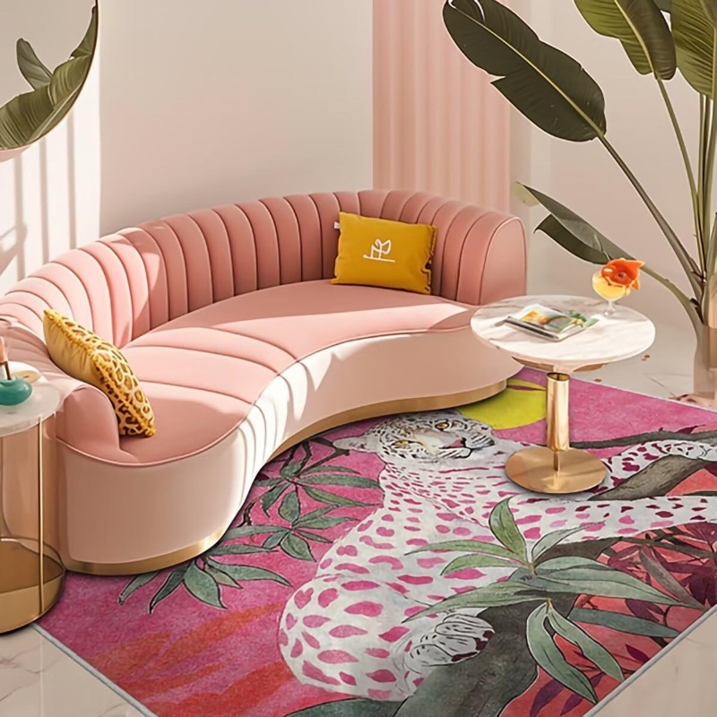 Retro Nordic Style Living Room - Printing On Commercial ulasan dan harga