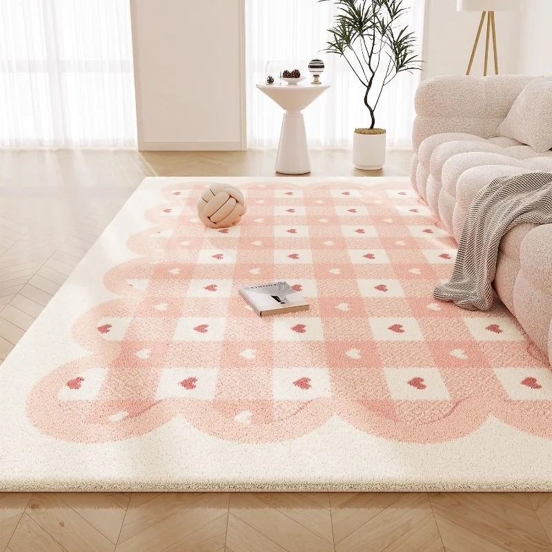 Sweet Pink Living Room Carpet  - Printing On Commercial ulasan dan harga